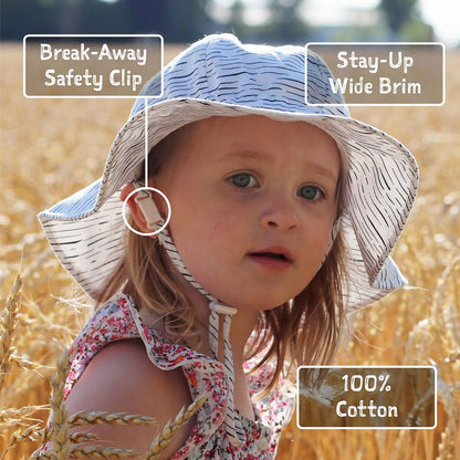 Kids Cotton Floppy Hats | Pretty Petals