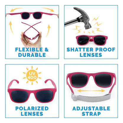Kids Urban Polarized Sunglasses | Orchid