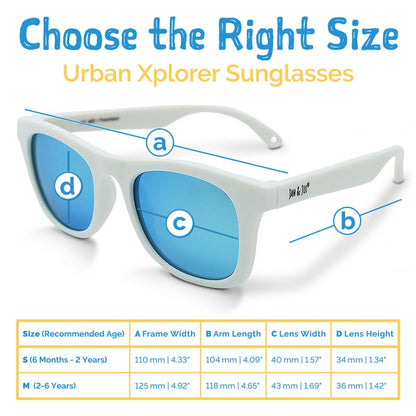 Kids Urban Polarized Sunglasses | White Aurora