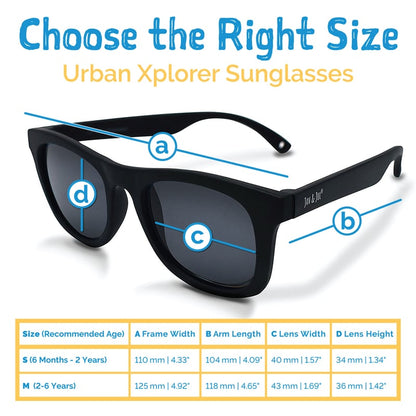 Kids Urban Polarized Sunglasses | Black