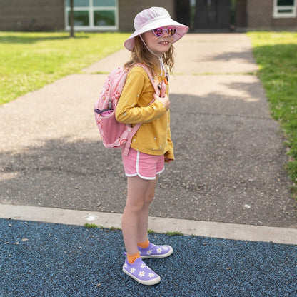 Kids Graphic Slip On Shoes | Purple Daisy